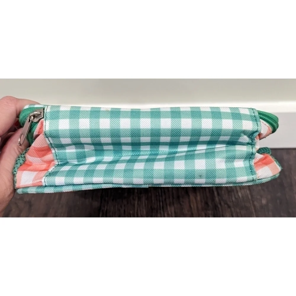 Shrimp and Grits Apple and Gingham Print Lunch bag One Size